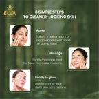 ELVA ORGANIC Tvak Shuddhi Facial Cleanser how to use for daily face cleansing